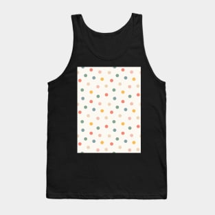 Sweet Minimal Polka Dot Pattern Tank Top